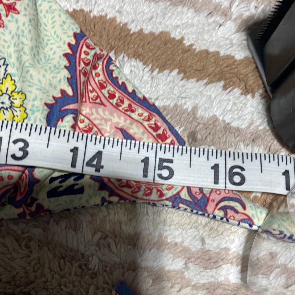 Billabong Bikini Reversible Halter Top Floral Paisley​​ - Picture 7 of 8